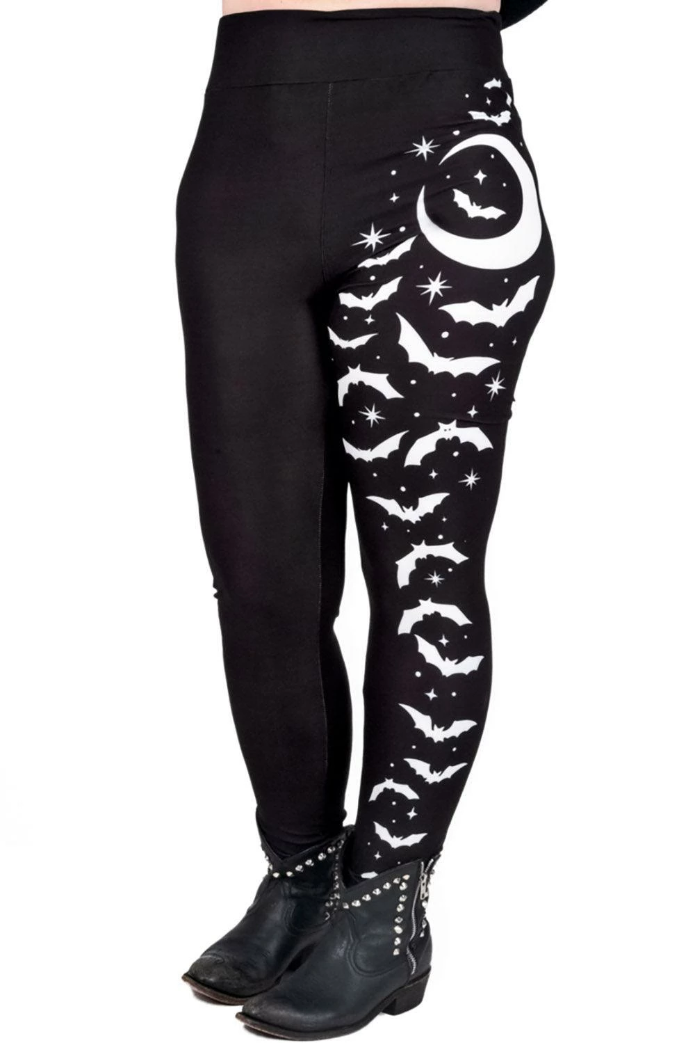 Too Fast Bats And Stars High Waist Leggings 9 Too Fast Bats And Stars High Waist Leggings - Image 7