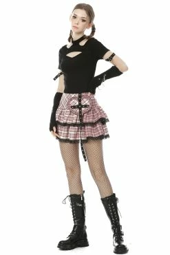DARK IN LOVE Sweet Spooks Mini Skirt 12 DARK IN LOVE Sweet Spooks Mini Skirt -AKUMU INK shop KW189 101