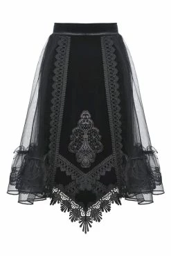 DARK IN LOVE Haunted Vintage Velvet Skirt -AKUMU INK shop KW194 000 1024x1024 2x fc6490d6 30cd 4122 a5df fa9c0ca5fa25