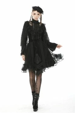 DARK IN LOVE Haunted Vintage Velvet Skirt -AKUMU INK shop KW194 102 1024x1024 2x 7d7ac325 22d3 4e04 aa70 5cd6a7259626
