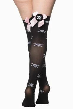 Banned Apparel Creepy Cute Crossbone Stockings