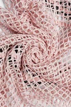 PUNK RAVE Grave Rave Fishnet Top [PASTEL PINK] -AKUMU INK shop Kawaii Fishnet Top