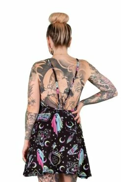 Too Fast OMG! Ghosts Skater Dress -AKUMU INK shop Kawaii Goth Dress