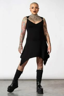 KILLSTAR Lawless Lace-Up Dress -AKUMU INK shop LAWLESS LACE UP DRESS W F x1600copy