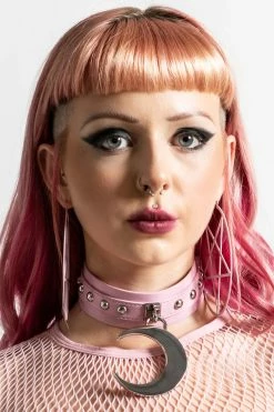 KILLSTAR Lunar Daze Choker [PASTEL PINK]