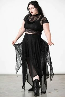 KILLSTAR Lunar Layers Maxi Skirt 12 KILLSTAR Lunar Layers Maxi Skirt -AKUMU INK shop LUNAR LAYERS MAXI SKIRT W E x1600copy