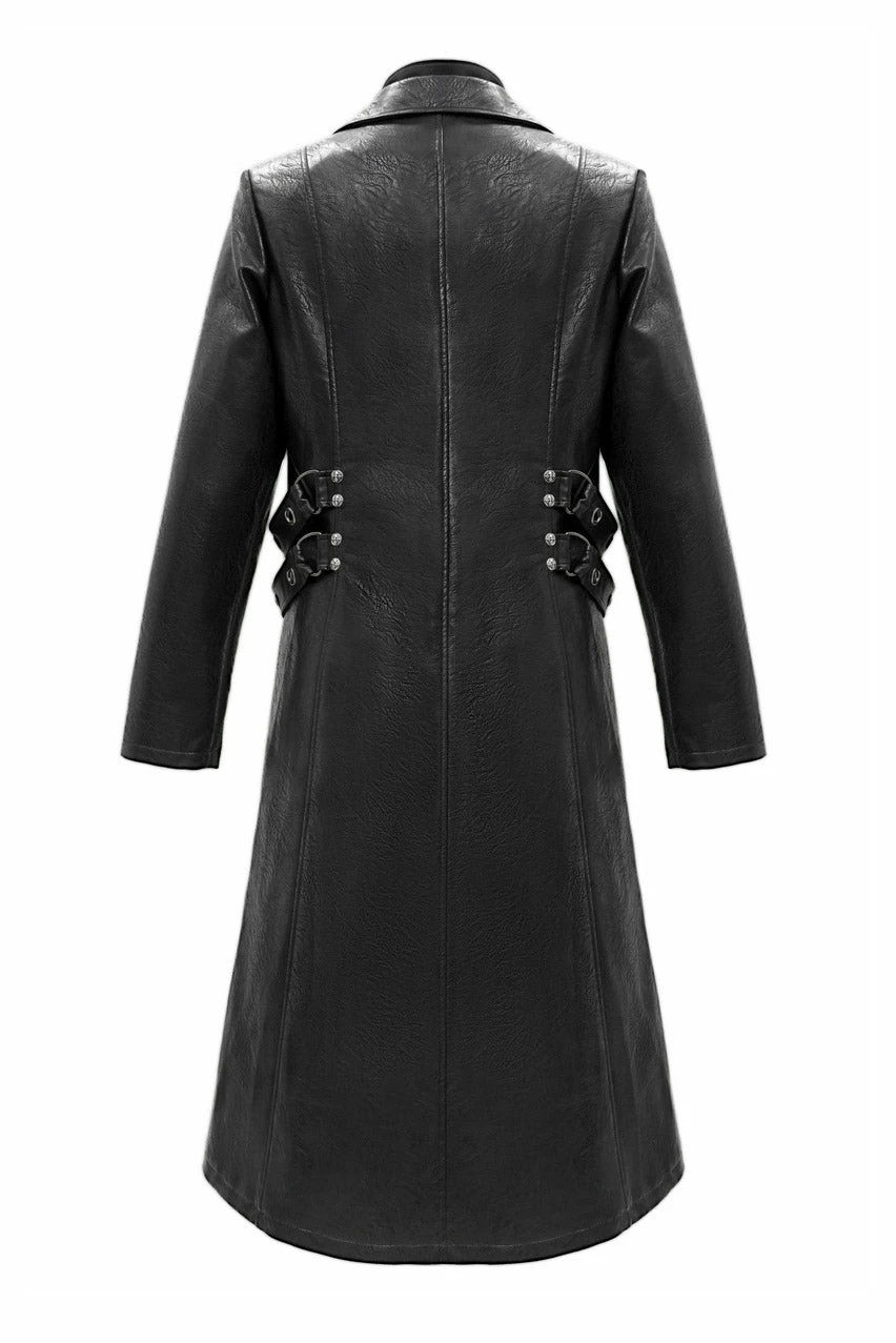 DEVIL FASHION General Death Military Goth Trench Coat 11 DEVIL FASHION General Death Military Goth Trench Coat - Image 9