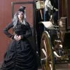 Gallery Serpentine Pinstripe Victorian Wedding Dress
