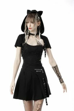 DARK IN LOVE Cat Scratches Capelet -AKUMU INK shop Lionfgdf