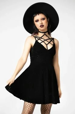 KILLSTAR Magica Skater Dress [B] -AKUMU INK shop MAGICA SKATER DRESS W 3