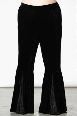 KILLSTAR Marisol Velvet Bell Bottoms -AKUMU INK shop MARISOL VELVET BELL BOTTOM PLUS W B x1600copy