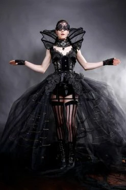 Gallery Serpentine Dark Fairy Tale Corset Gown, Size XS-S