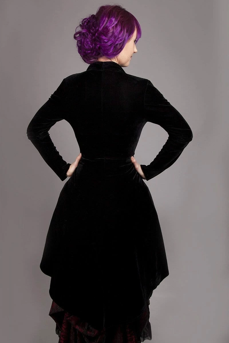 Gallery Serpentine Long Black Rose Bolero, SOLD OUT 6 Gallery Serpentine Long Black Rose Bolero, SOLD OUT - Image 4