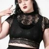 KILLSTAR Moon Rays Lace Crop Top -AKUMU INK shop MOON RAYS LACE CROP TOP W B 31c13bd6 2fb4 4376 a137 928509e77296 x1600copy