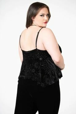 KILLSTAR Mormura Strappy Burnout Top -AKUMU INK shop MORMURA STREPPY BURNOUT TOP PLUS W C x1600copy