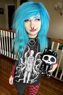 VampireFreaks Slender Sickness Tee [Multiple Styles Available] -AKUMU INK shop Mall Goth Shirt