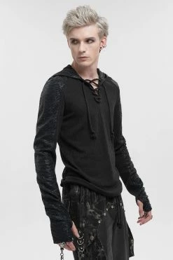 DEVIL FASHION Grim Death Hooded Top
