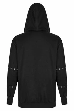 PUNK RAVE Metalhead Hoodie -AKUMU INK shop Mens Gothic Hoodie