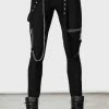 KILLSTAR Unlawful Trousers -AKUMU INK shop Mens Gothic Punk SKinny Pants