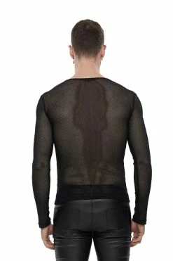 DEVIL FASHION Morbidity Mesh Top [UNISEX] -AKUMU INK shop Mesh Top For Men