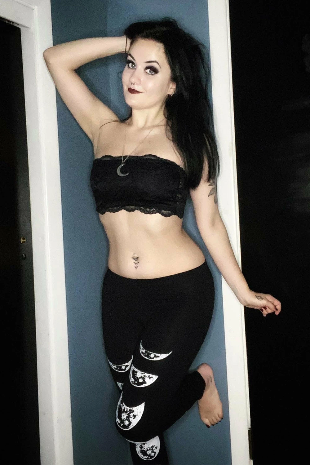 VampireFreaks Moon Phase Leggings 4 VampireFreaks Moon Phase Leggings - Image 2