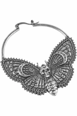 KILLSTAR Night Flutter Hoop Earrings -AKUMU INK shop NightFlutterHoopEarrings D