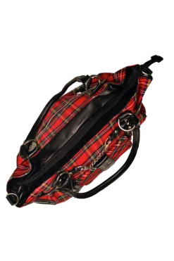 Banned Apparel Rise Up Bag [RED PLAID] -AKUMU INK shop OKK