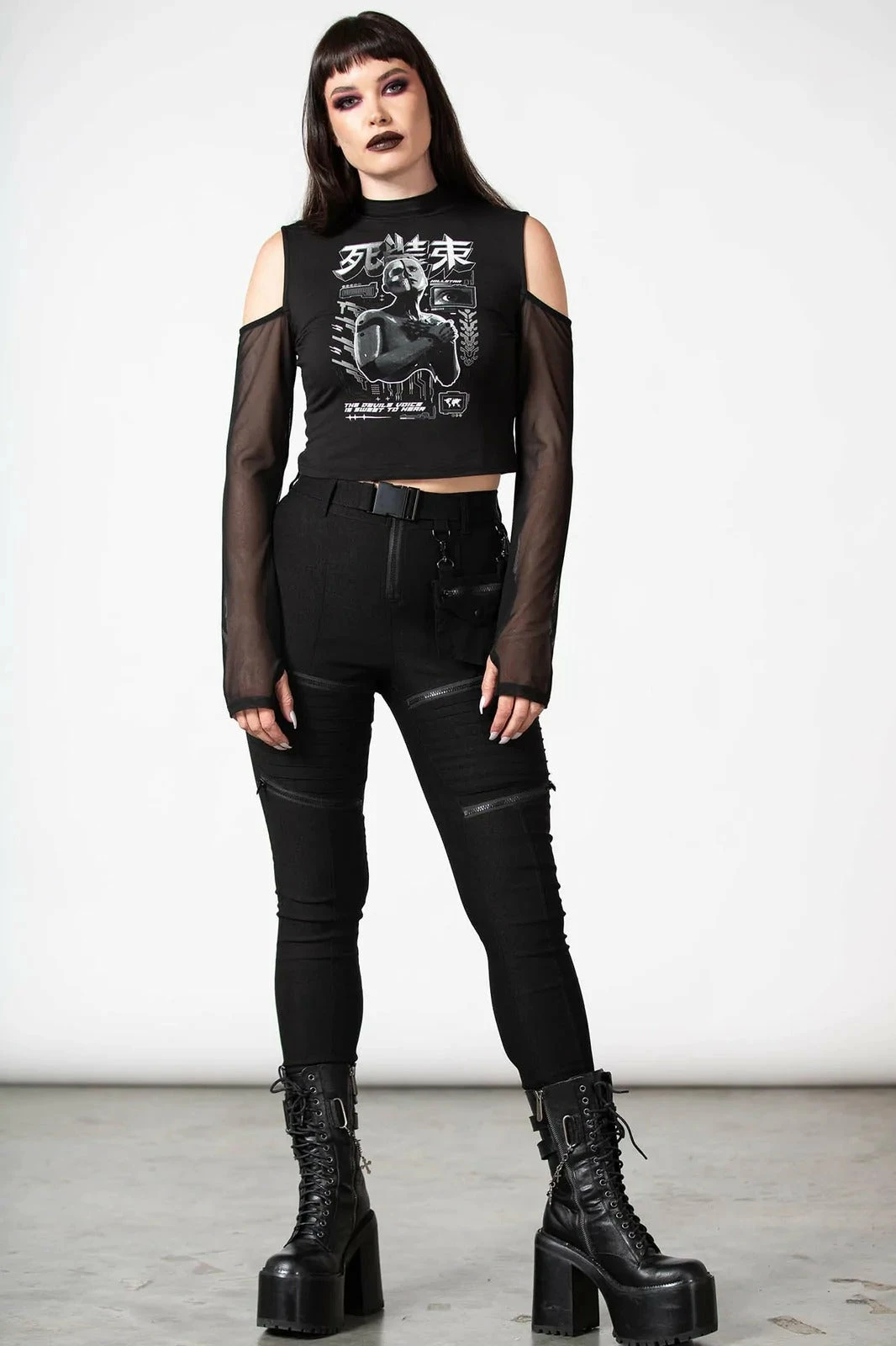 KILLSTAR Overdrive Skinny Trousers 3 KILLSTAR Overdrive Skinny Trousers