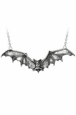 Alchemy Deluxe Gothic Bat Necklace