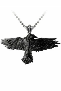 Alchemy Black Raven Necklace