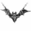 Alchemy Om Strygia Vampire Bat Necklace -AKUMU INK shop P597 64858.1530045082.1280.1280