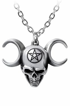 Alchemy Triunity Skull Necklace