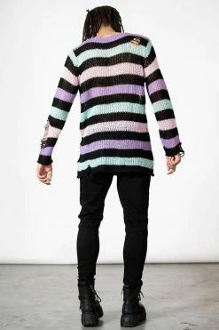 KILLSTAR Pastel Punk Knit Sweater -AKUMU INK shop PASEL PUNK KNIT SWEATER M 2 x1600copy