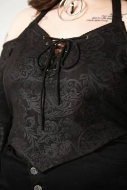 KILLSTAR Periwinkle Halter Crop Top -AKUMU INK shop PERIWINKLE HALTER CROP TOP PLUS W C x1600copy