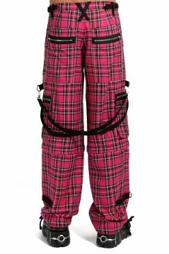 Tripp NYC Strap To Strap Pants [PINK PLAID] -AKUMU INK shop PL7272M PINKPLD B 1000x 8ca8cc27 ce30 49fe a205 dfcff14c1c66