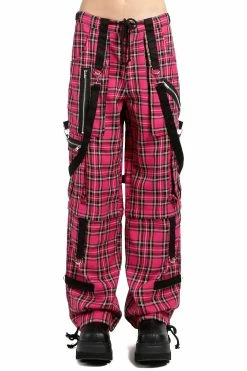 Tripp NYC Strap To Strap Pants [PINK PLAID] -AKUMU INK shop PL7272 PINKPLD F 1000x 5069ee56 d53d 4f2e 9483 fc492da55226