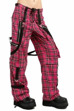 Tripp NYC Strap To Strap Pants [PINK PLAID] -AKUMU INK shop PL7272 PINKPLD S 1000x a1840915 3d6f 4939 97ec c2b27734dee1