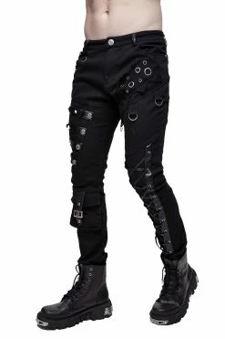 DEVIL FASHION Grieve By My Grave Pants