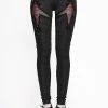 DEVIL FASHION Blood Moon Leggings [Interchangeable Ribbons]