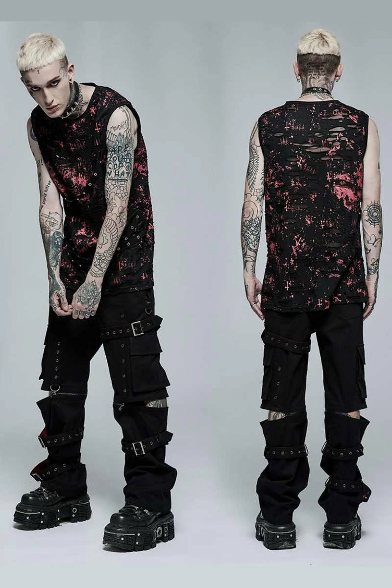PUNK RAVE Transformer Dark Street Pants 4 PUNK RAVE Transformer Dark Street Pants - Image 2