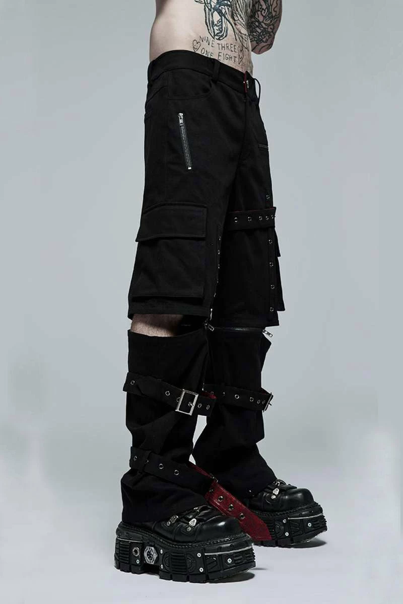 PUNK RAVE Transformer Dark Street Pants 5 PUNK RAVE Transformer Dark Street Pants - Image 3