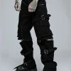 PUNK RAVE Transformer Dark Street Pants -AKUMU INK shop PUNK RAVE 47x