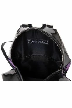 Rock Rebel Damask Coffin Backpack [PURPLE] -AKUMU INK shop PURPLEDAMASKCOFFINBACKPACKINSIDE 1024x1024 2x efd26e40 7c63 49a5 a33d 27223c5f5caf