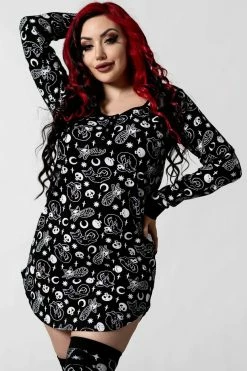 KILLSTAR Purr Off Sleep Dress [B] -AKUMU INK shop PURR OFF SLEEP DRESS B x1600 26b6920c ae33 43ab be00 0bd863c86391