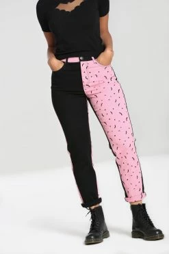 Popsoda Duo Bat Jeans [PINK]