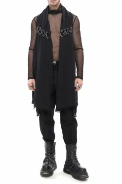 DEVIL FASHION Witcher Netted Open Vest