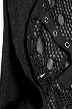 PUNK RAVE High-Waisted Garter Shorts -AKUMU INK shop Punkrock Bootie Shorts