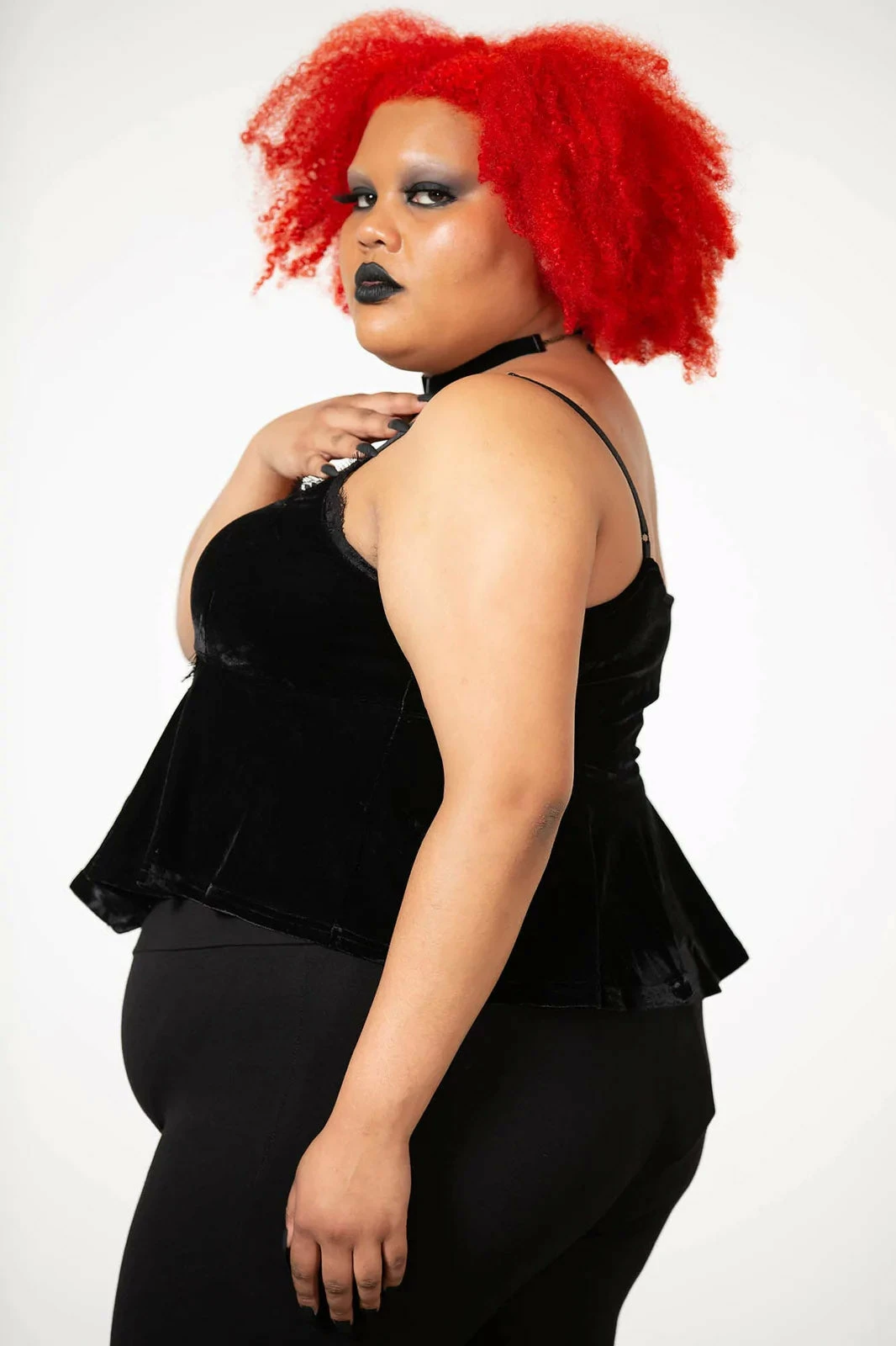 KILLSTAR Quartz Night Velvet Top 7 KILLSTAR Quartz Night Velvet Top - Image 5