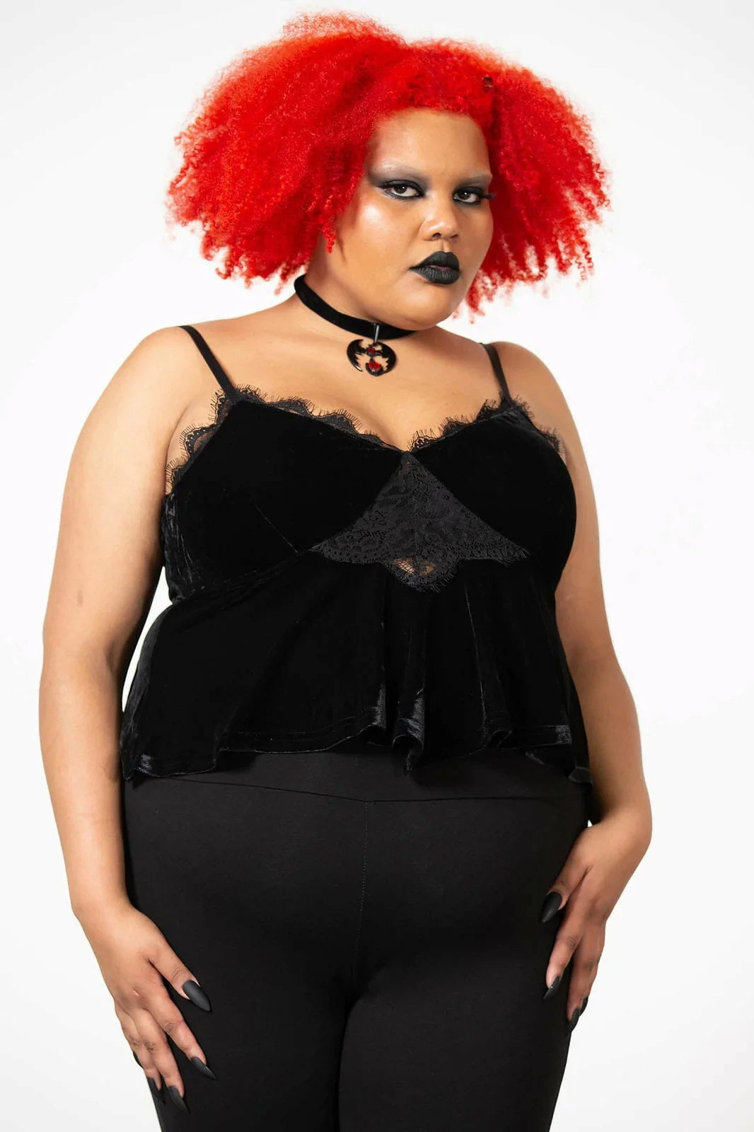 KILLSTAR Quartz Night Velvet Top 6 KILLSTAR Quartz Night Velvet Top - Image 4