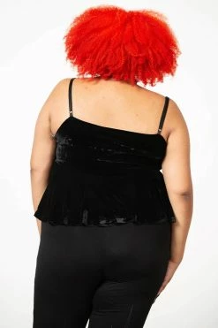 KILLSTAR Quartz Night Velvet Top 13 KILLSTAR Quartz Night Velvet Top -AKUMU INK shop QUARTZ NIGHT VELVET TOP PLUS W E x1600copy